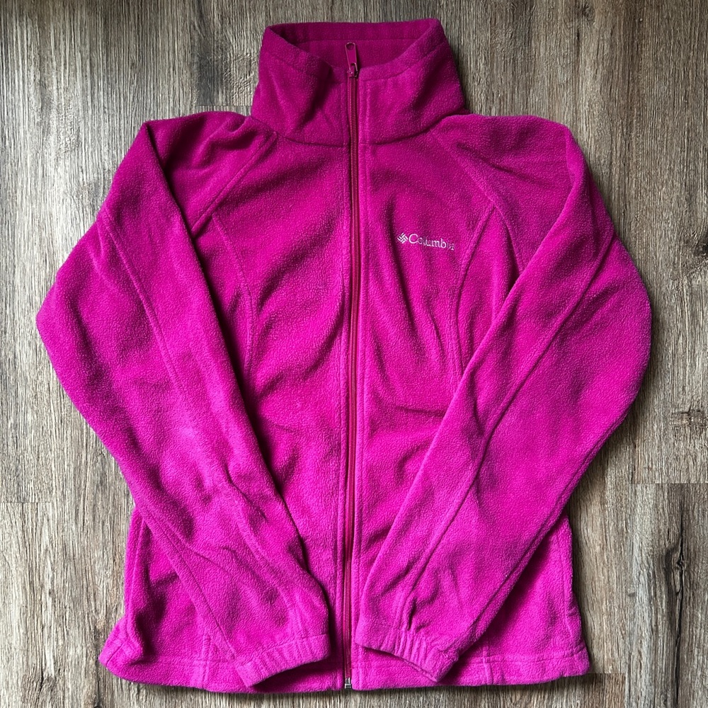 Columbia Magenta Fleece Jacket